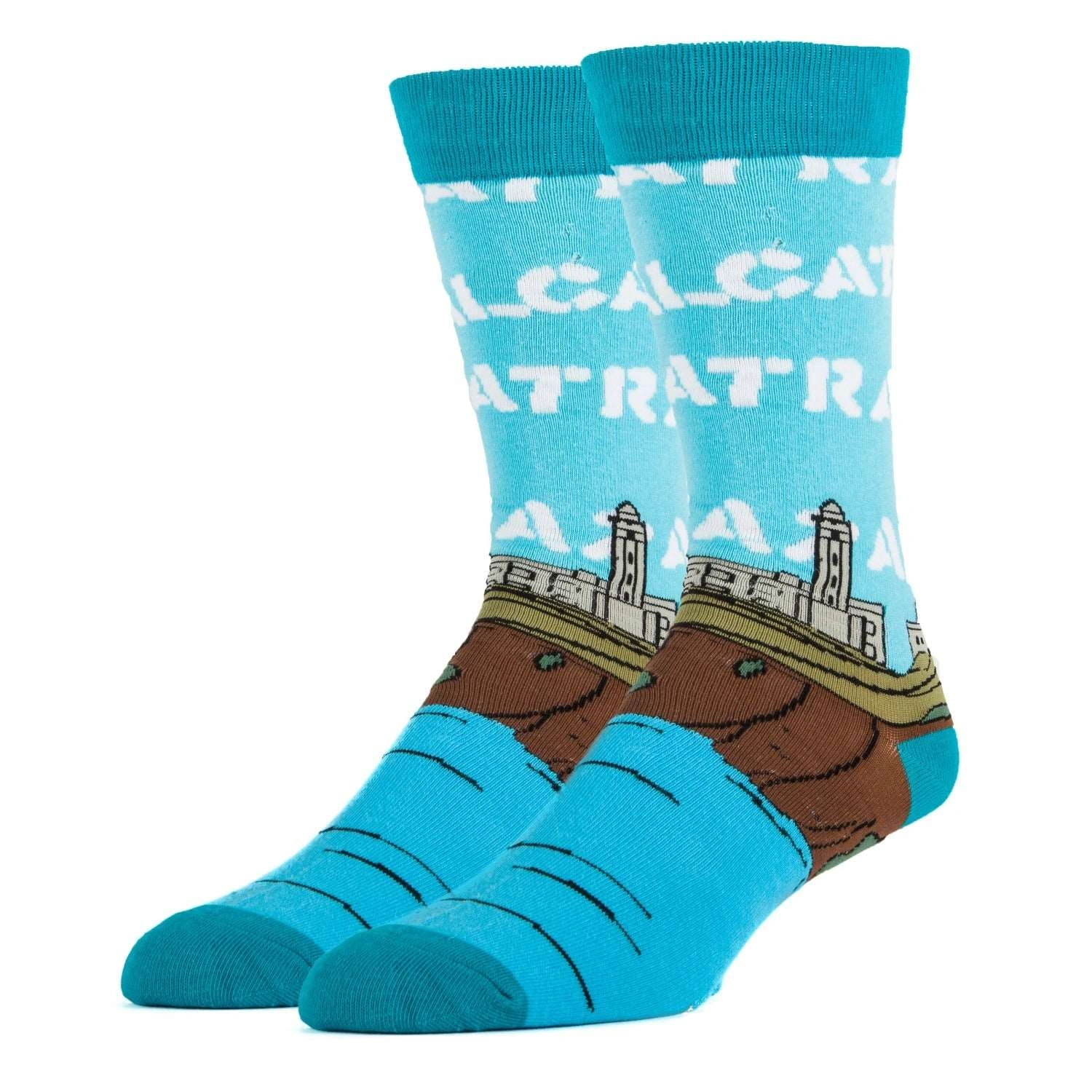 Stone Cold Comfort: Alcatraz Socks – A Dark & Stylish Treat